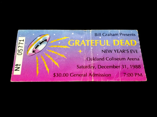 Grateful dead ticket new years - grateful,