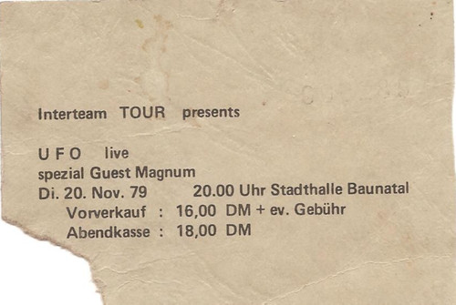Ufo magnum in - magnum, concert
