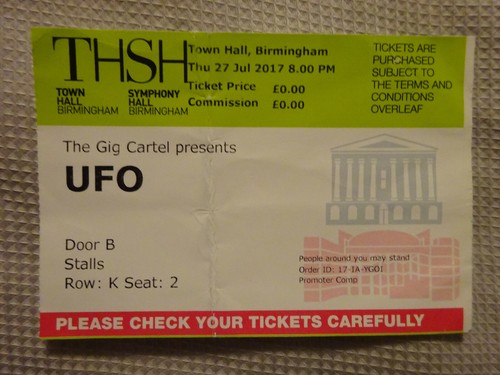 Ufo band ticket stub - ticket, 27