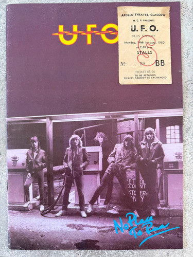 Ufo concert programme - programme,