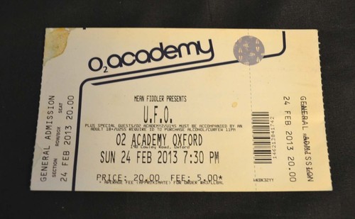 Old concert ticket - old,
