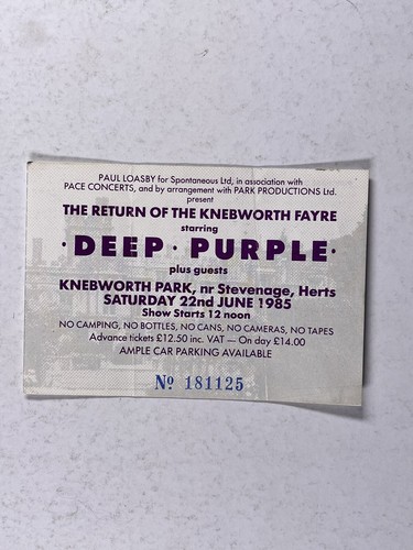 Deep purple ticket meat loaf - purple,