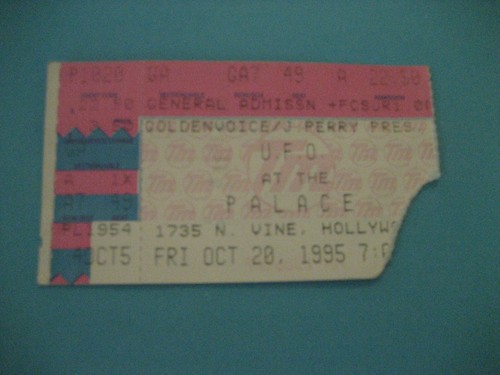 Concert ticket stub - concert, (1)