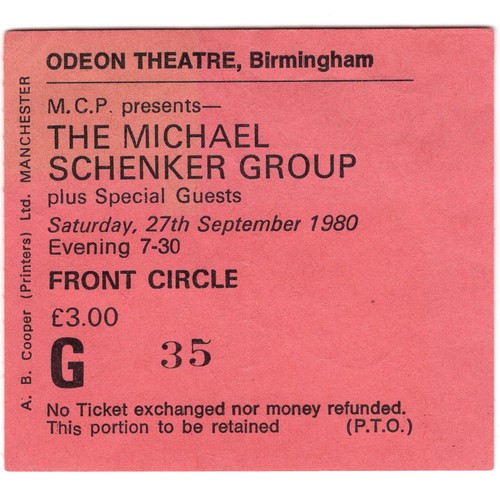 Michael schenker group concert - group,