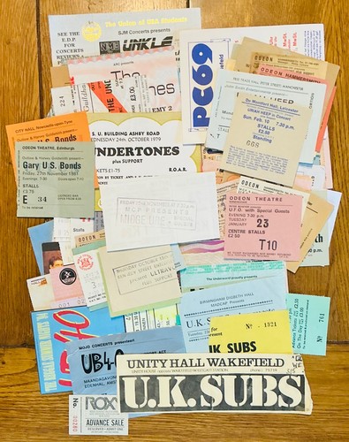 Original concert tickets - original,