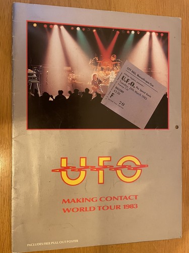 Ufo programme and ticket - ufo,