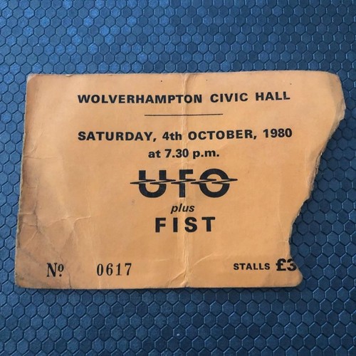 Ufo ticket wolverhampton civic - ufo,