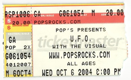 Vintage 2004 ufo the visual - vintage,